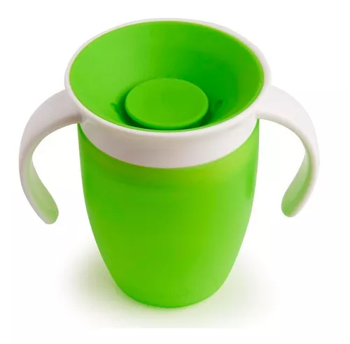 Vaso Entrenador Antiderrame Para Bebe 360° Verde B2039