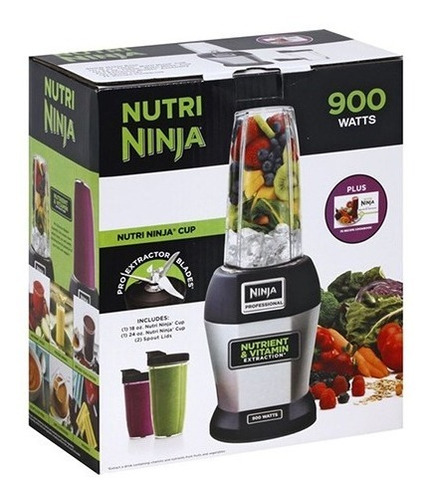 Licuadora Profesional Nutri Ninja Platanegro Ref. Bl450