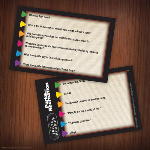 Jogo De Perguntas E Respostas Usaopoly Trivial Pursuit Parks
