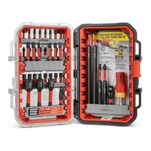 Crescent Tools Caeset-40 40 Pc. Eshok-guard Alphacase Yyn