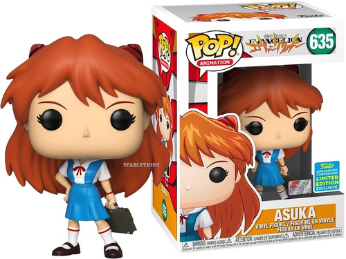 Funko Pop Asuka Evangelion 635 Edicion Limitada Orig Scarlet