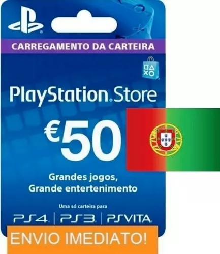 Cartão Playstation Card Psn 20 Euros Portugal Ps3 Ps4 Ps5