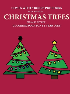 Libro Coloring Book For 4-5 Year Olds (christmas Trees) -...