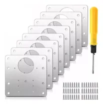 Comprar 8 Piezas Placas Reparadoras De Bisagras En Acero Inoxidable