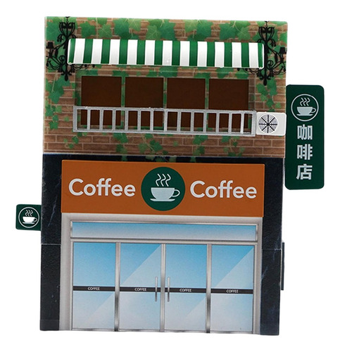 Cafetería En Miniatura A Escala 1:64 Multiusos Para
