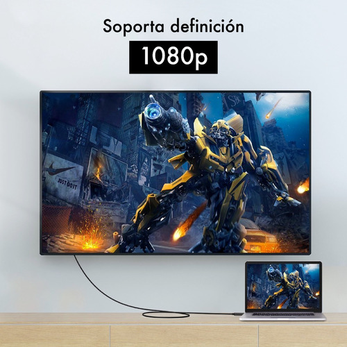 Cable Adaptador Displayport A Hdmi 1,8 Metros 1080p Full Hd