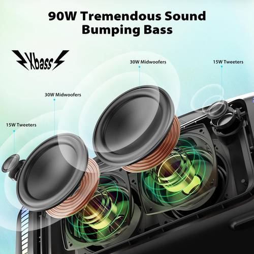 Altavoz Portátil Tribit Stormbox Blast: Altavoz Est...