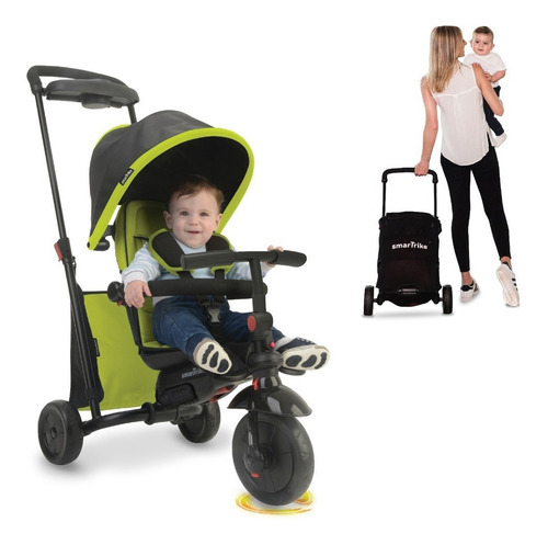 Triciclo multifuncional SmarTrike SmarTfold 500 verde