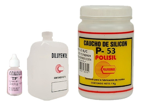 Caucho De Silicón P53 500g