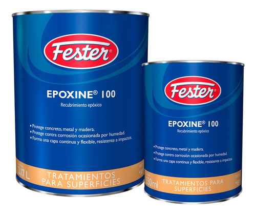 Recubrimiento Epoxico Fester Epoxine 100 Blanco 4lts