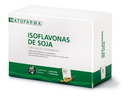 Natufarma Isoflavonas De Soja Menopausia 60 Capsulas