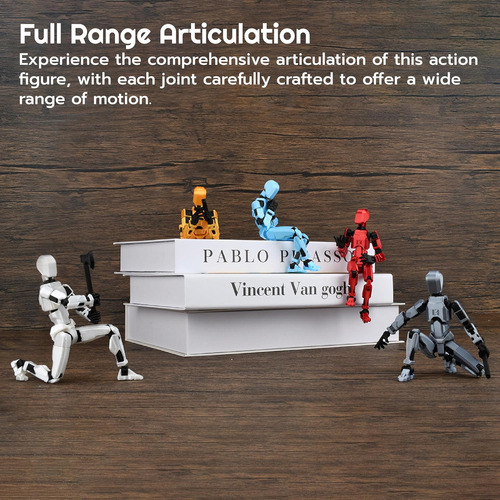 Figura De Acción Impresa En 3d, Juguetes De Robot Con Articu