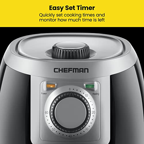 Chefman Small, Compact Air Fryer Cocina Saludable, 2 Qt, Ant