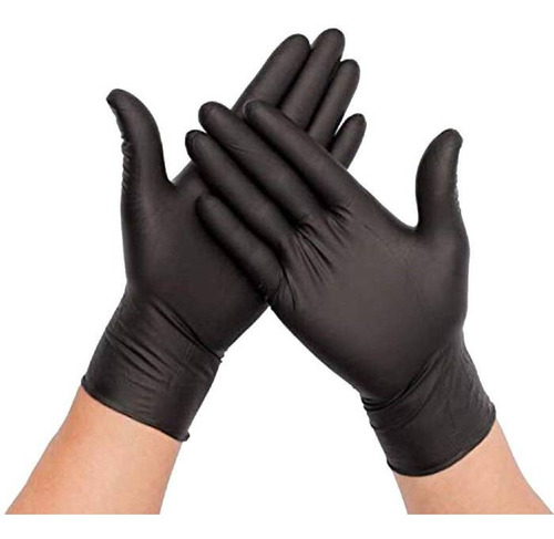 Guantes Negros Para Profesionales X 100 Talle S / M / L