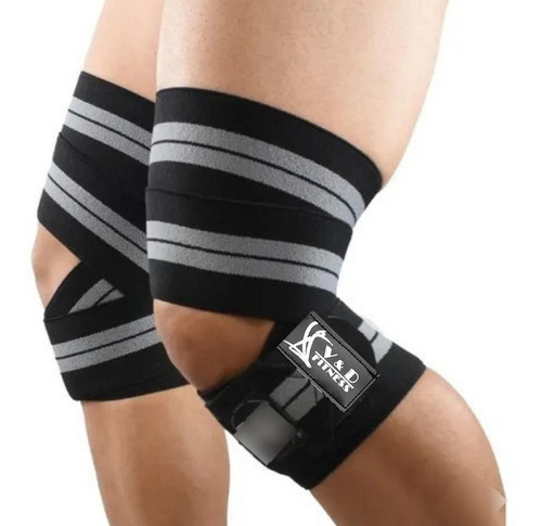 Knee Wraps Vendas Para Rodilla Premium Gym Vydfitness