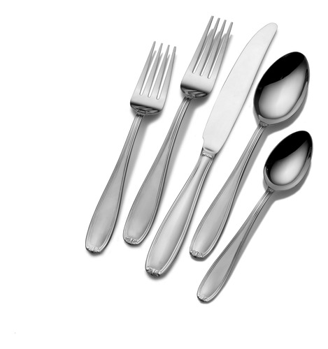 Juego De Cubiertos De Acero Inoxidable, 20 Piezas