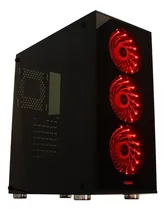 Comprar Gabinete Gamer Noganet Atx + 3 Coolers Panel Vidrio + Fuente