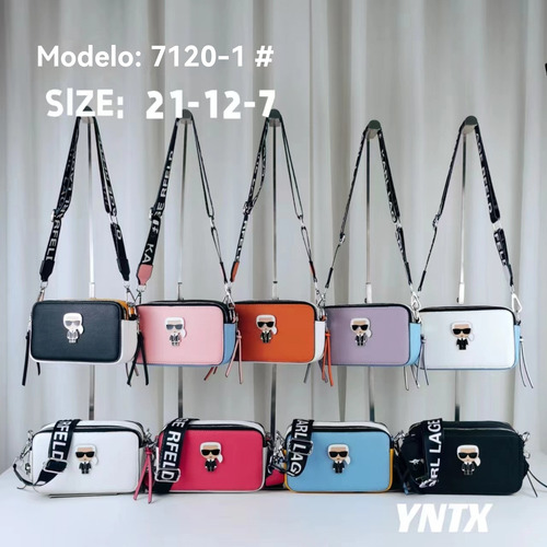 Bolso De Hombro De Cuero De Lujo De Moda Karl Lagrefeld 2025