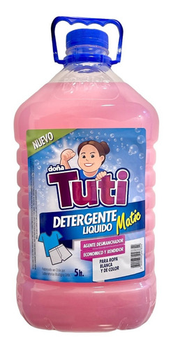 Pack 4 Detergentes Doña Tuti Piel Sensible  5lts, Briks.