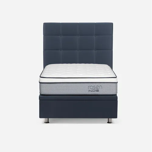 Boxet Indie Rosen 1,5 Plazas + Respaldo Issey Azul