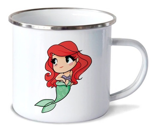 Taza Disney La Sirenita Baby Ariel De Peltre (10oz=300ml)