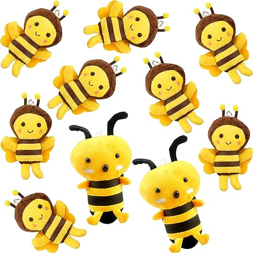 Paquete De 10 Peluches De Abejas - Peluches De Abeja De...