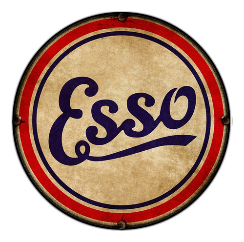 #32 - Cuadro Decorativo Vintage Retro / Publicidad Esso !