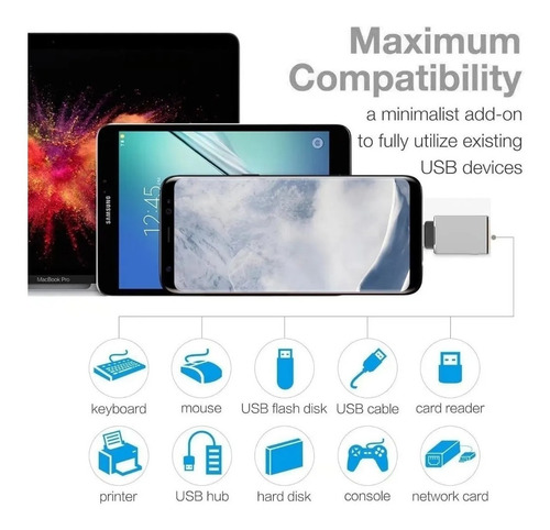 Otg Adapter Connector For Apple iPad Pro 11 12.9 2018