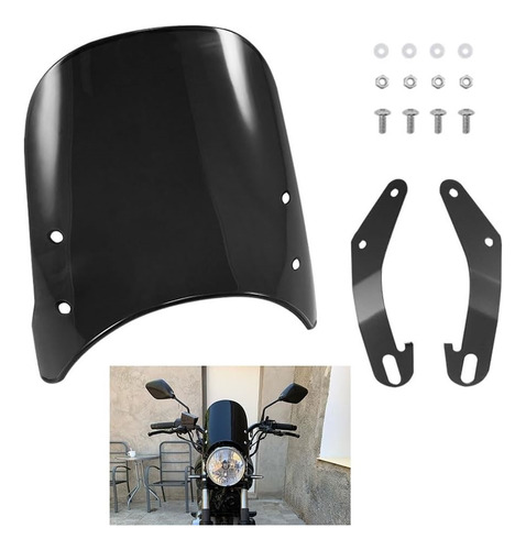 Fairing Parabrisas Faro 5-7 Pulgada Universal Moto Deflector