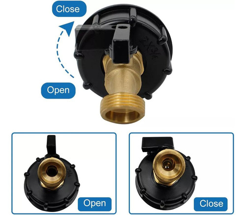 Zl Conector De Manija De Tanque De Agua For Grifo Con Rosca