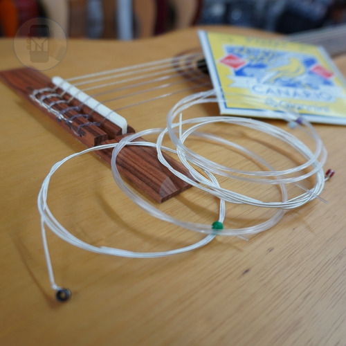 Encordoamento Cordas Violão Nylon Canário Com Bolinha Média