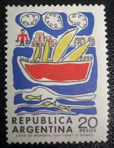Comprar Filatelia Argentina Dibujo Infantil 1968 Mint