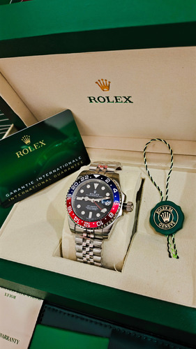 Reloj Automático Rlx Gmt-master Il Pepsi 40mm Aaa Full Set (Usado)