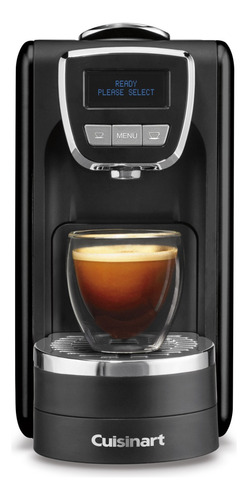 Cafetera Expreso Individual Y Doble Negro Cuisinart 