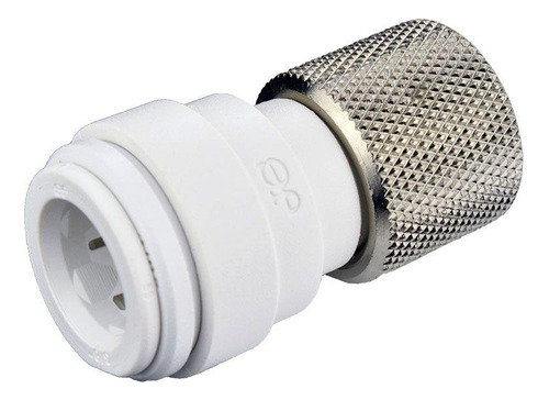 Conector Hembra Compresion 3 8  Color Blanco