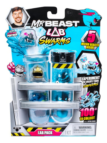 Mrbeast Lab Pack Swarms Con 5 Micro Beasts