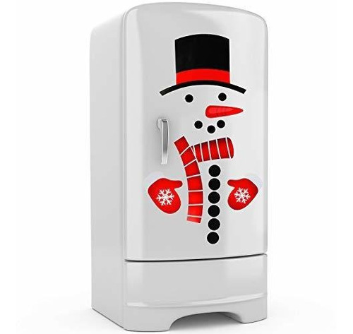 Howaf Navidad Muñeco De Nieve Pegatinas De Refrigerador Peg