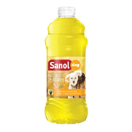 Eliminador De Odores Citronela 2 Litros Sanol Dog