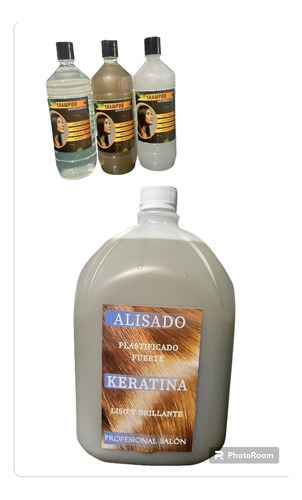  Keratina Alizante Plastifida 5 Litros + Shampo Regalo 