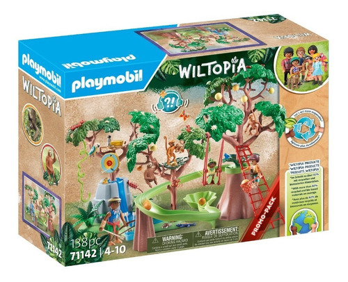 Playmobil  Wiltopia - Parque Infantil Jungla Tropical 71142 Cantidad De Piezas 138