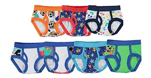 Pack De Siete Calzoncillos De Mickey Mouse Para Ni os Peque