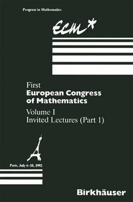 Libro First European Congress Of Mathematics : Volume I I...