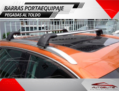 Barras Portaequipaje Negras Para Barra Lateral Pegadas Toldo