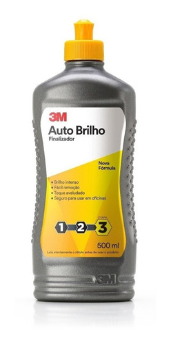 Cera 3m Polimento Espelhamento Auto Brilho 500ml