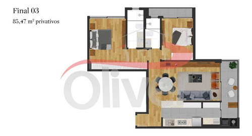 Imagem 19 de 26 de Dsenho, Apartamento 3 Dormitorios, 2 Vagas De Garagem, Mercês, Curitiba, Paraná - Ap00644 - 33405968