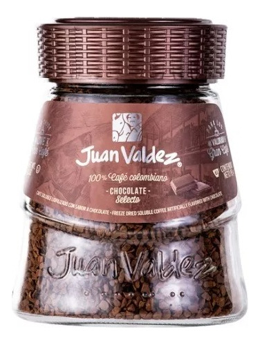 Café Instantáneo Juan Valdez Liofilizado Chocolate 95g