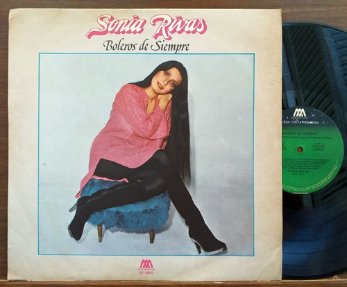 Sonia Rivas - Boleros De Siempre - Lp Vinilo Promo Año 1982