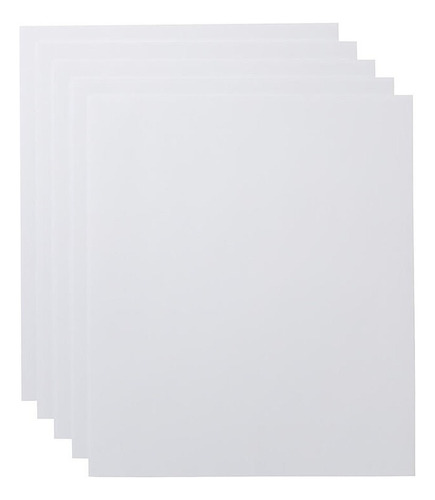 Paquete 10pz Cartulina Blanca 24x28in Para Cricut Venture Color Blanco Liso