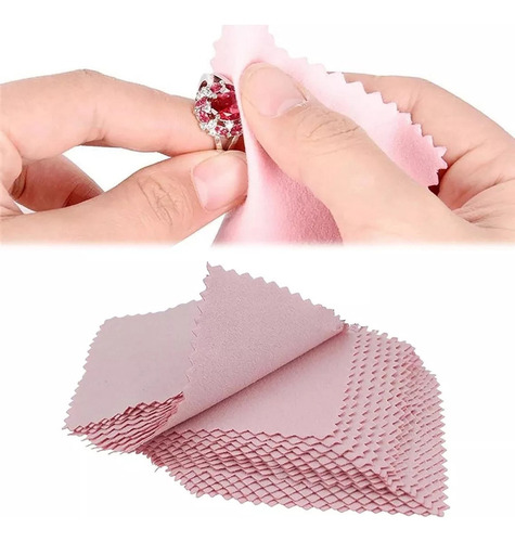 D Paño De Limpieza De Joyas, Paño De Limpieza, 100 Piezas