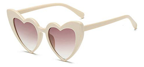 Mincl/fashion Love Heart Shaped Sunglasses Para Mujer G384a